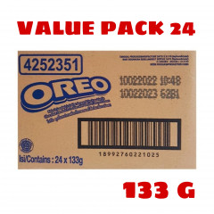 (Food) 24 Pcs Oreo Chocolate Vanila Flavored Cream (24X133Grams) (Cargo)