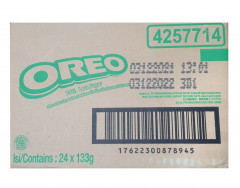 Live Selling 24 Pcs Bundle OREO Chocolate Sandwich Cookies Vanilla Flavored Cream 133grams (Cargo)
