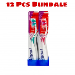 Signal 12 Pcs Bundle Gum Care Soft Toothbrush (Cargo)