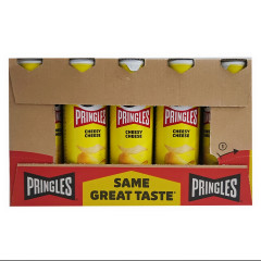 Live Selling 19 Pcs Bundle Pringles Cheesy Cheese Savoury Snack 165g (Cargo)