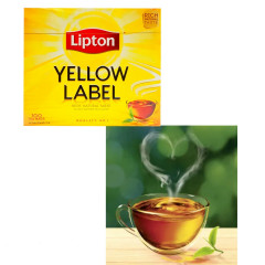 Lipton Yellow Label 100 black teabags (Cargo)