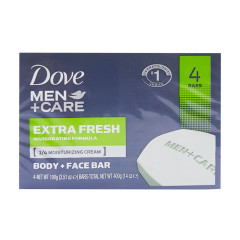 Live Selling 4 Pcs Bundle Body and Face Bar Extra Fresh 100g (Cargo)