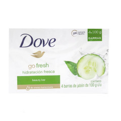 Live Selling 4 Pcs Bundle Dove Go Fresh Beauty Bar Soap, Cool Moisture-Fresh Touch 100g (Cargo)