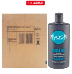6 Pcs Bundle Syoss Moisture Shampoo 440ml  (Cargo)