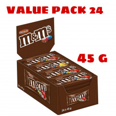 24 Pcs Bundle M&M's Candies, Milk Chocolate 45g (Cargo)