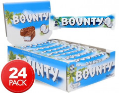 Live Selling 24 Pcs Bundle Bounty Sweet Snack Filled With Coconut, 57g (Cargo)