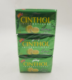 Live Selling 6 Pcs Bundle Godrej Cinthol Bar Soap 99.9% Germ Protection Lime (With Deodarant) 125G (Cargo)