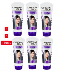 6 Pcs Bundle Cream Silk Hair Care By Professionals (6X180ml) (Cargo)