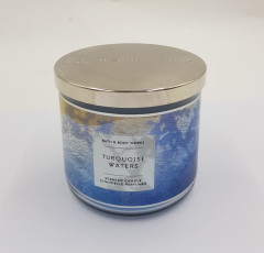 Bath & Body Work Turquoise Waters Secnted Candle 411g (Cargo)