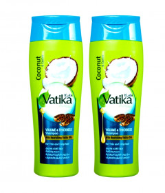 Live Selling 2 Pcs Bundle Vatika Volume&Thickness Shampoo 400ml (Cargo)