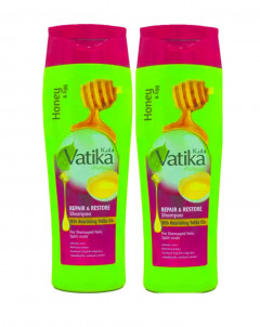 Live Selling 2 Pcs Bundle Vatika Repair&Restore Shampoo 400ml (Cargo)