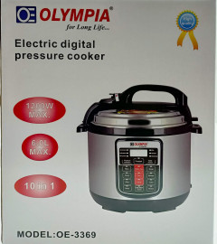 OLYMPIA For Long Life Electric Digital Pressure Cooker OE3369