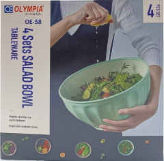 OLYMPIA  For Long Life 4 Sets Salad Bowl Tablewear OE-58