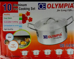 OLYMPIA 10 Pcs Aluminum Cooking Set