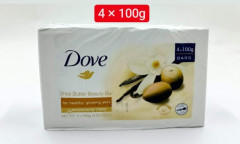 Dove 4 Pcs Bundle Shea Butter Beauty Bar Soap 100g (Cargo)