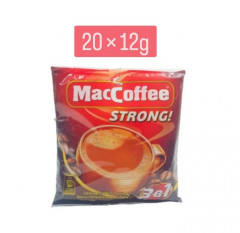 (Food) 20 Pcs Bundle Maccoffee Strong (20X12g) (Cargo)