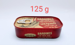 (Food) Canned Sardines in Vegetable Oil (Cargo)