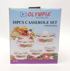 OLYMPIA 10 Pcs Casserole Set