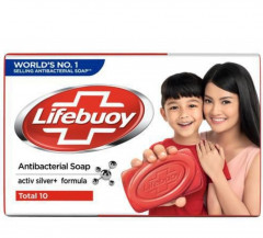 Lifebuoy 10 Pcs Bundle Total 10 Germ Protection Soap Bar (Cargo)
