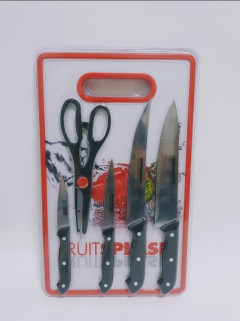 Kitchen knife and scissors set
