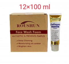 Roushun 12 Pcs Bundle Face Wash Foam 100ML (Cargo)