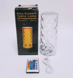 Rose Diamond Table Lamp Usb Charging Totch Lamp