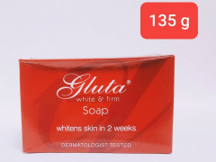Gluta Firm Skin Whitening Soap, White (135g) (Cargo)
