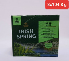 3 Pcs Irish Spring Bundle Aloe Bar Soap (3X104.8G )(Cargo)