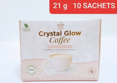 (Food) 10 Sachet Crystal glow Coffee - White Chocolate Mocha (21gX10 sachet) (Cargo)