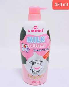 A Bonne Hokkaido Milk Shower Cream 450ML (Cargo)