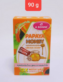 A Bonne Papaya Honey Caream Soap 90g (Cargo)