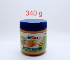 American Kitchen Crunchy Peanut Butter, 340 G
