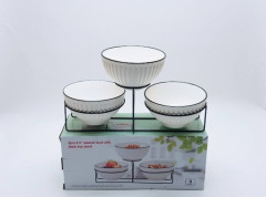 3 Pcs Set Ceramic Bowl