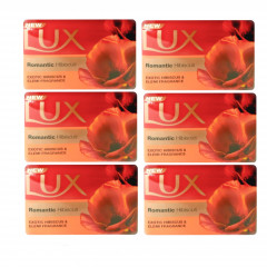 6 Pcs  Lux Romantic Hibiscus Soap Bar (6X170 G)