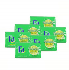 6 Pcs Fa Bundle Refreshing Lemon Bar Soap (6 X 175g) (Cargo) 10096804