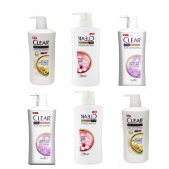 6 Pcs CLEAR Bundle Assorted Shampoo (6 X 610ML) [CARGO 6B]