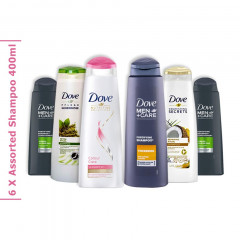 DOVE 6 Pcs Bundle Assorted Shampoo (400ML)[CARGO 6B]