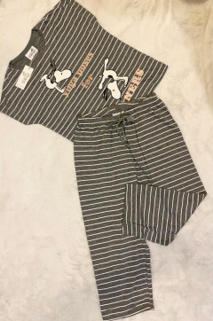 Ladies 2 Pcs Pyjama Set [Dope Clothing]